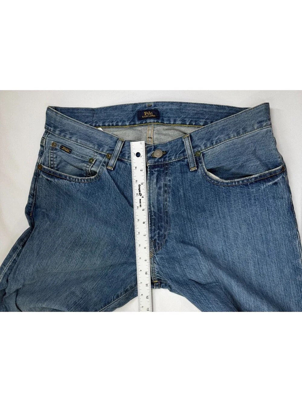Polo Ralph Lauren Men's Jeans Hampton Relaxed Straight Mid Rise Size 34 Blue